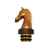 Wholesale High Quality Cheap Stylish Wonderful Gift Metal Horse Head Christmas Custom Vacuum Wine Stopper