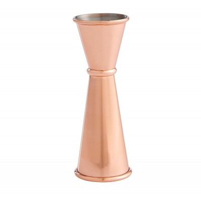 30/50ml Double Stainless Steel Japanese Wine Copper Glass Measure Cup