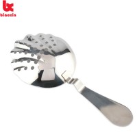 OEM customized design bar stainless steel strainer spoon