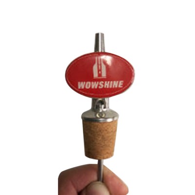 Factory Hot Selling  Polybag Custom Long Neck Whisky Stainless Steel Stopper Wine Pourer